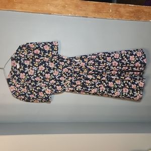 Vintage Cottagecore Bloomcore Grandmacore Floral Summer Dress Sundress Size 8P